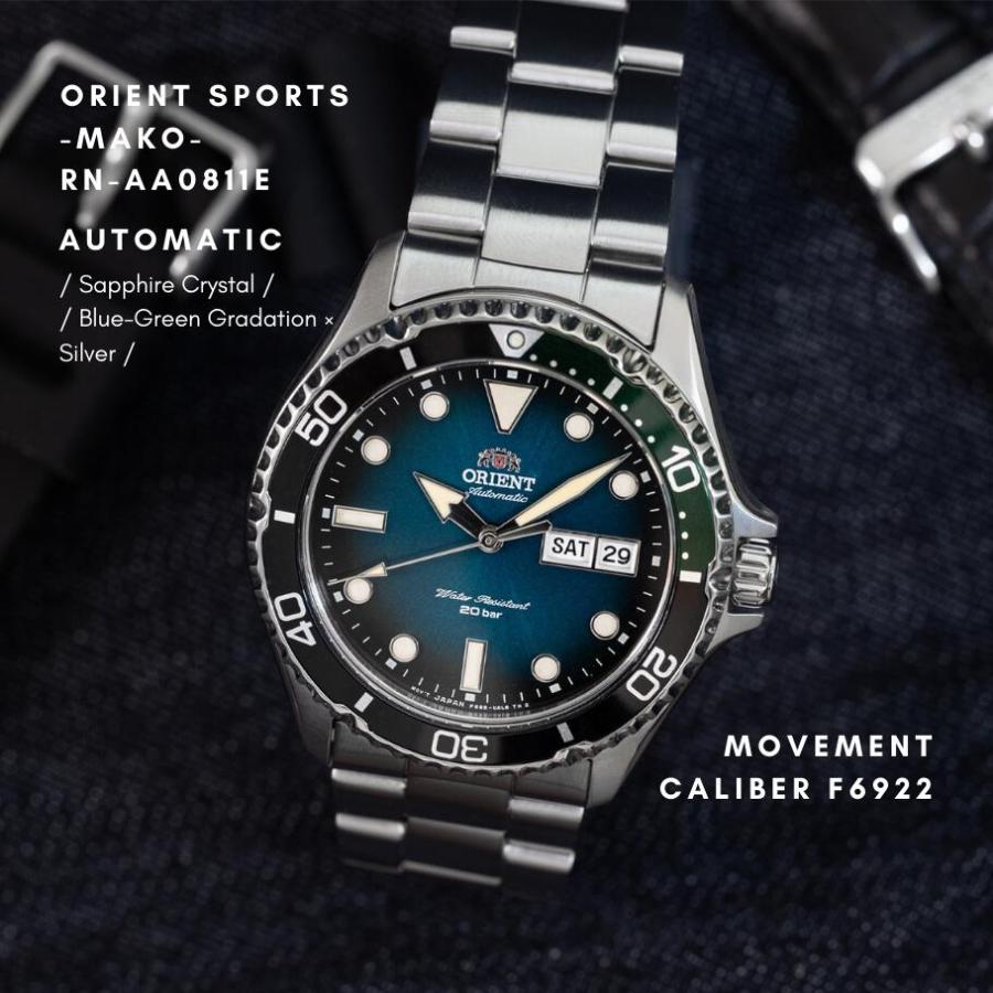ORIENT オリエント 腕時計 自動巻き(手巻付き) SPORTS MAKO ORIENT オリエント 腕時計 自動巻き(手巻付き) SPORTS MAKO