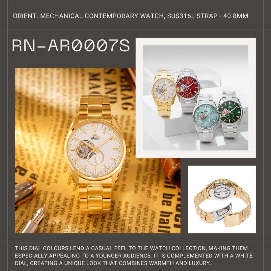 ORIENT オリエント 腕時計 セミスケルトン 自動巻(手巻付き ORIENT オリエント 腕時計 セミスケルトン 自動巻(手巻付き
