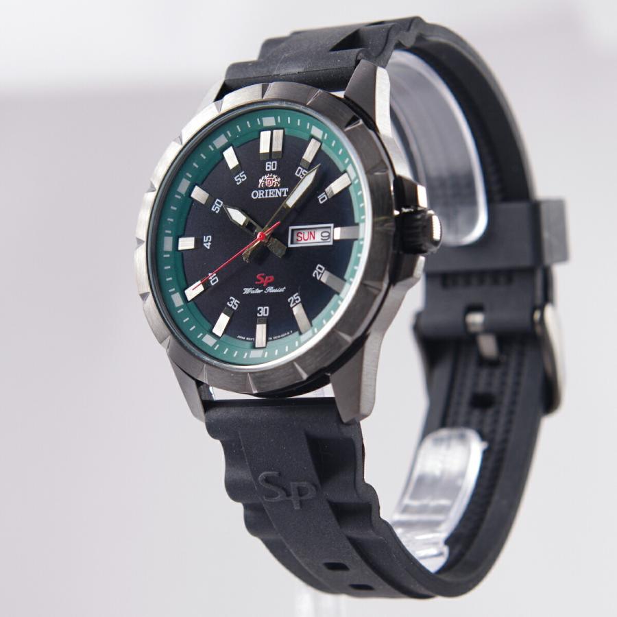 ORIENT GENEQUA クォーツ時計 青 赤 ステンレス ORIENT GENEQUA クォーツ時計 青 赤 ステンレス