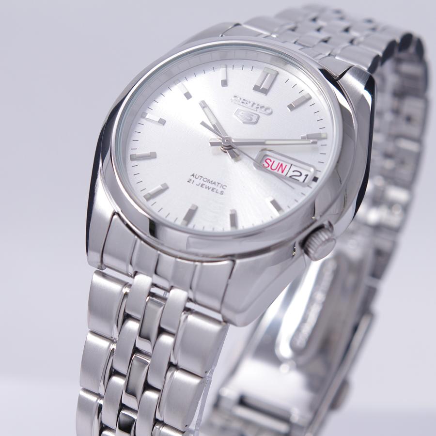 Seiko 5 セイコー SEIKO 腕時計 海外モデル 自動巻き シルバーカラー 