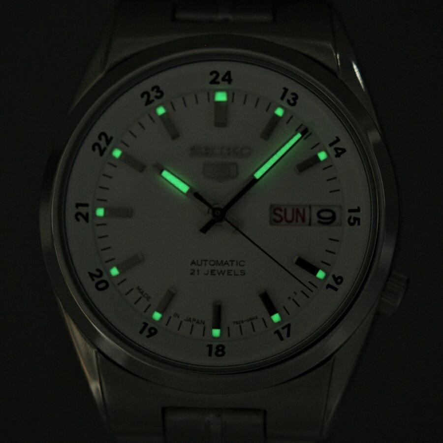 セイコー SEIKO 5 腕時計 機械式 自動巻き ホワイト文字盤 海外モデル SNK559J1 メンズ [逆輸入品]｜akky-international｜10