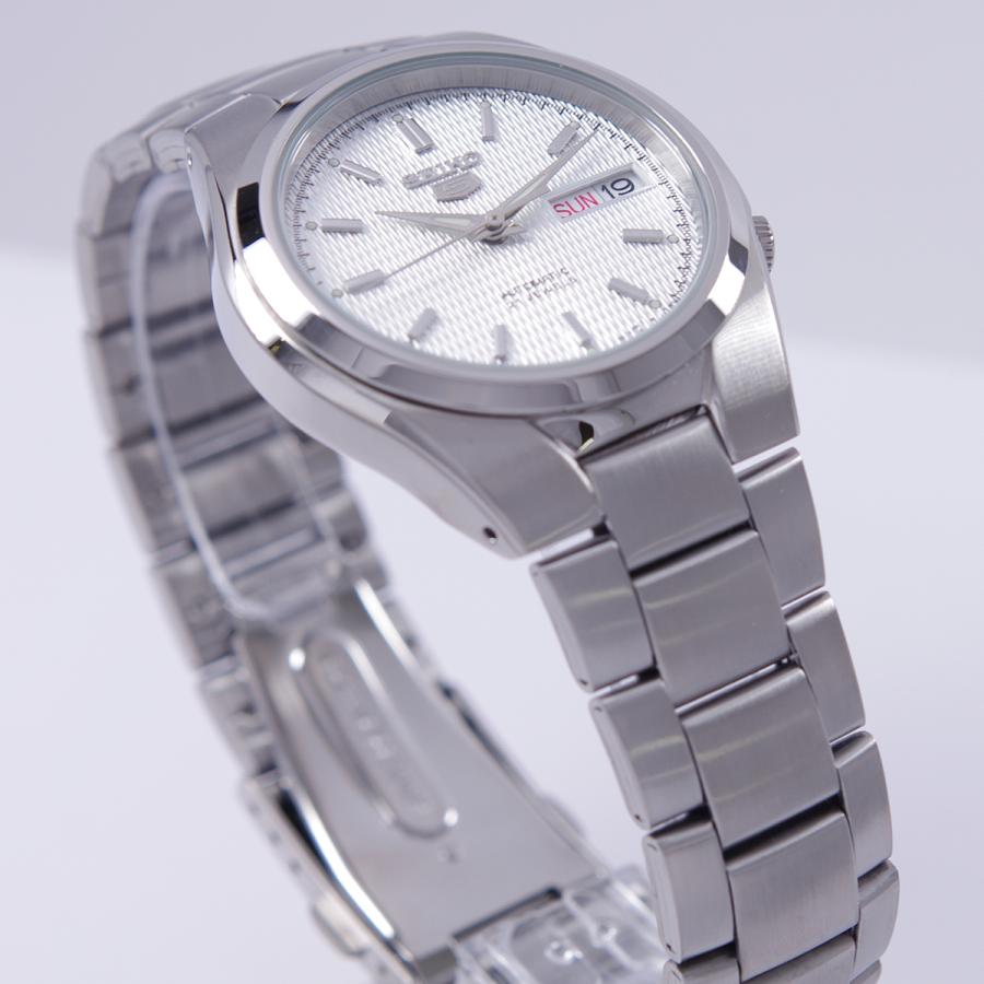 セイコー SEIKO 5 腕時計 海外モデル 自動巻き ホワイト文字盤 裏蓋スケルトン SNK601K1 メンズ 逆輸入品