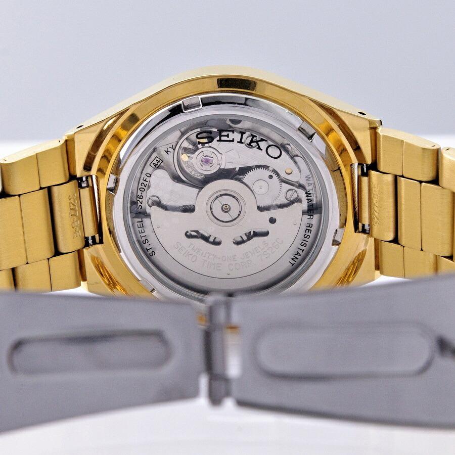Seiko 5 セイコー SEIKO 腕時計 機械式 自動巻き ゴールド文字盤 Seiko 5 セイコー SEIKO 腕時計 機械式 自動巻き ゴールド文字盤