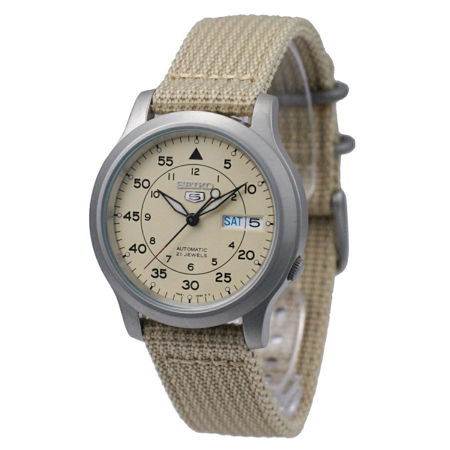 セイコー SEIKO 5 腕時計 海外モデル 自動巻き ミリタリー ベージュ SNK803K2 メンズ 逆輸入品  :WAT-SEI-4954628029560-SNK803K2:アッキーインターナショナル - 通販 - Yahoo!ショッピング