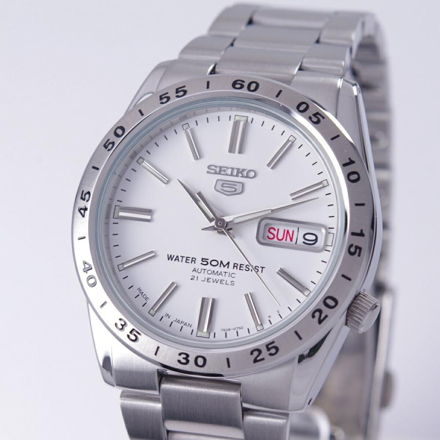 Seiko 5 セイコー SEIKO 腕時計 海外モデル 自動巻き ホワイト Seiko 5 セイコー SEIKO 腕時計 海外モデル 自動巻き ホワイト