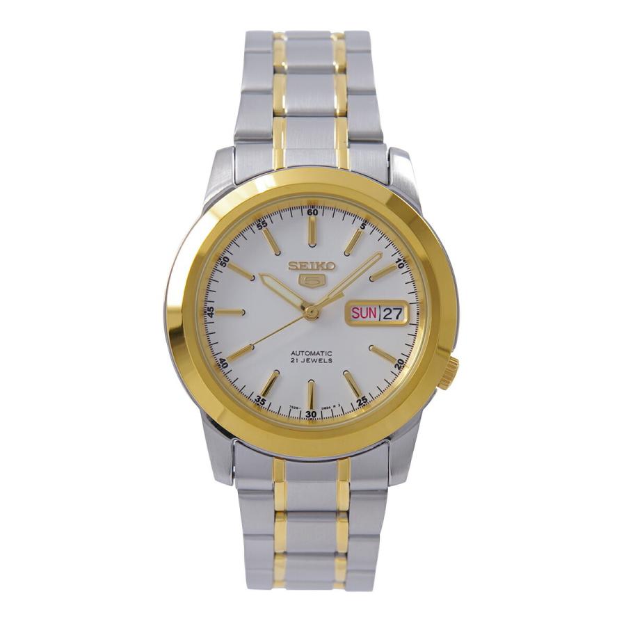 セイコー SEIKO 5 腕時計 自動巻き 海外モデル ゴールド/シルバー SNKE54K1 メンズ [逆輸入品]｜akky-international