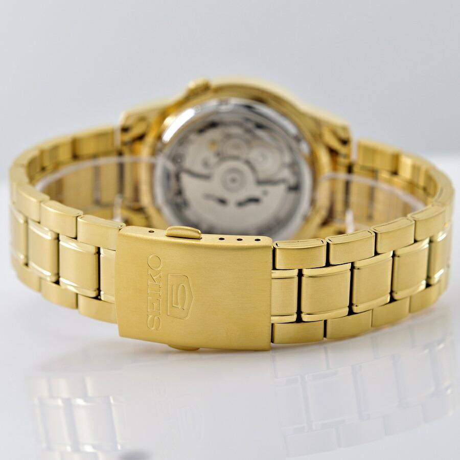 セイコー SEIKO 5 腕時計 自動巻き 海外モデル ゴールド SNKE56K1 メンズ [逆輸入品]｜akky-international｜06