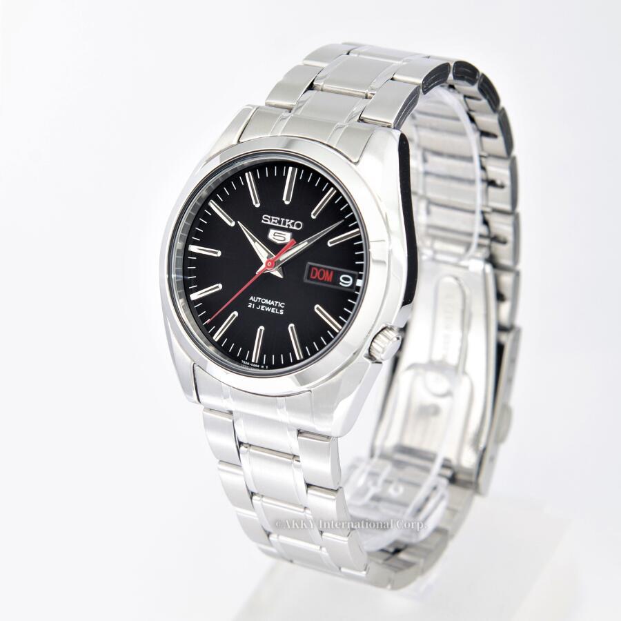 セイコー SEIKO 5 腕時計 海外モデル 自動巻き ブラック文字盤 SNKL45K1 メンズ [逆輸入品]｜akky-international｜03