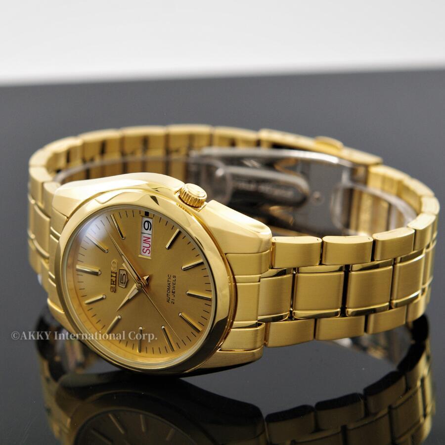 Seiko 5 セイコー SEIKO 腕時計 海外モデル 自動巻き ゴールド