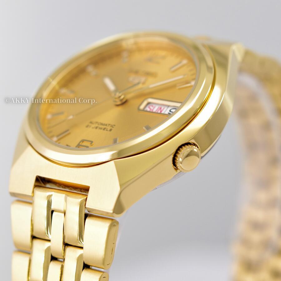 セイコー SEIKO 5 腕時計 海外モデル 自動巻き ゴールド SNKL64K1 メンズ [逆輸入品]｜akky-international｜05