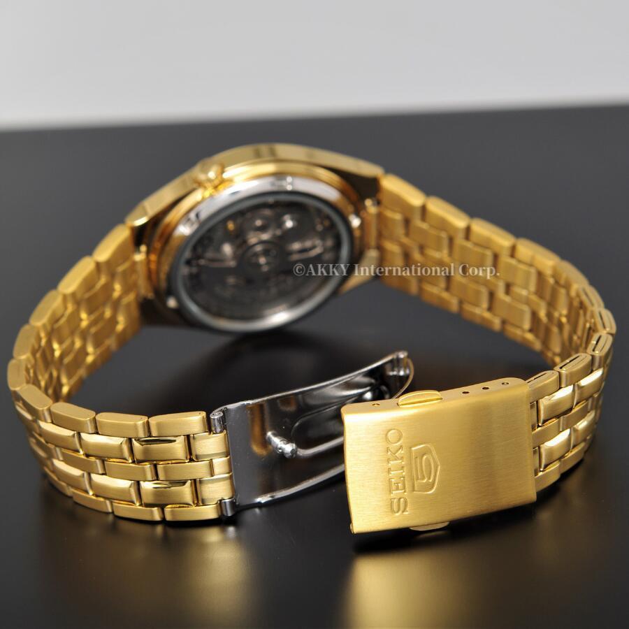 Seiko 5 セイコー SEIKO 腕時計 海外モデル 自動巻き ゴールド Seiko 5 セイコー SEIKO 腕時計 海外モデル 自動巻き ゴールド