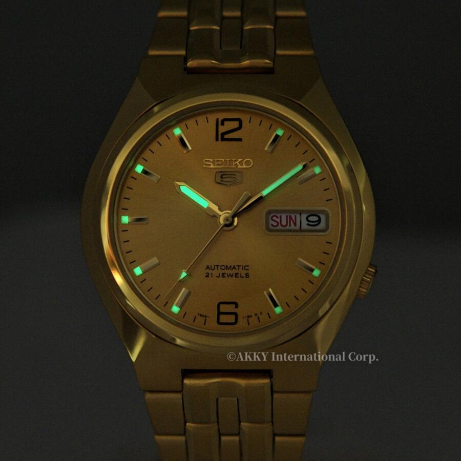 セイコー SEIKO 5 腕時計 海外モデル 自動巻き ゴールド SNKL64K1 メンズ [逆輸入品]｜akky-international｜10
