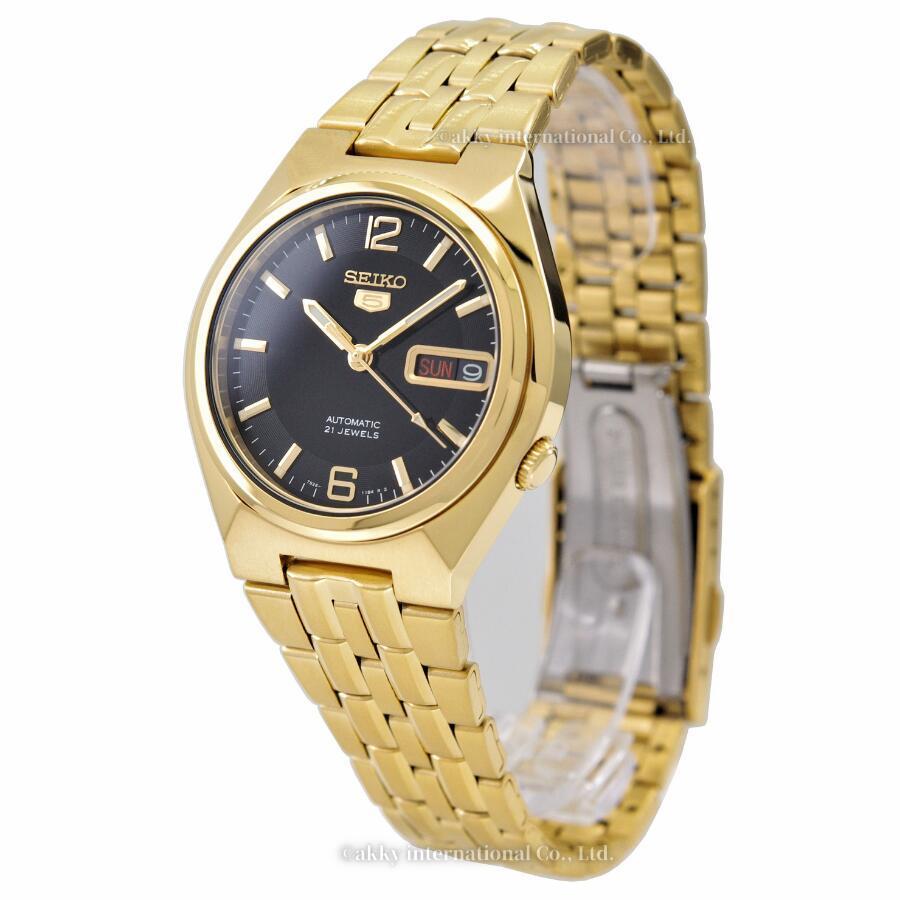 Seiko 5 セイコー SEIKO 腕時計 機械式 自動巻き ブラック x Seiko 5 セイコー SEIKO 腕時計 機械式 自動巻き ブラック x