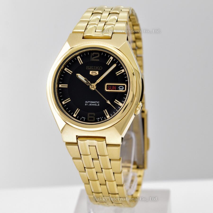 Seiko 5 セイコー SEIKO 腕時計 機械式 自動巻き ブラック x Seiko 5 セイコー SEIKO 腕時計 機械式 自動巻き ブラック x