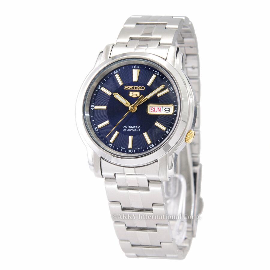 Seiko 5 セイコー SEIKO 腕時計 海外モデル 自動巻き ネイビー Seiko 5 セイコー SEIKO 腕時計 海外モデル 自動巻き ネイビー