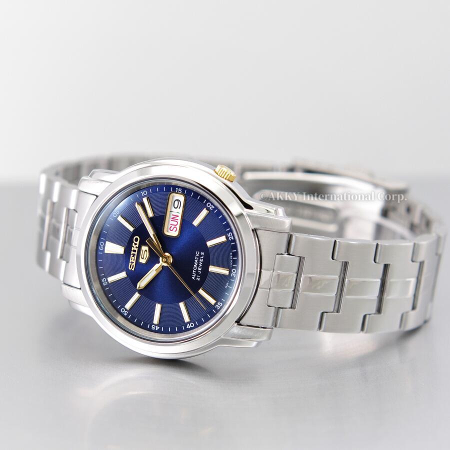 Seiko 5 セイコー SEIKO 腕時計 海外モデル 自動巻き ネイビー Seiko 5 セイコー SEIKO 腕時計 海外モデル 自動巻き ネイビー