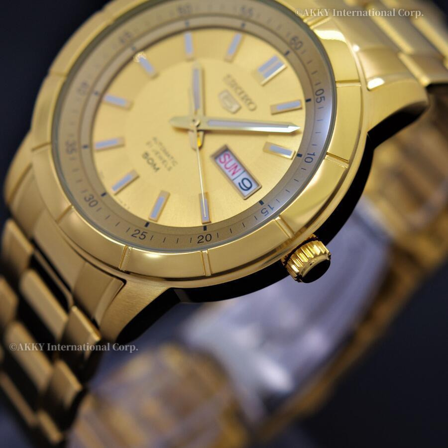 セイコー SEIKO 5 腕時計 海外モデル 自動巻き ゴールド SNKN62K1 メンズ [逆輸入品]｜akky-international｜09