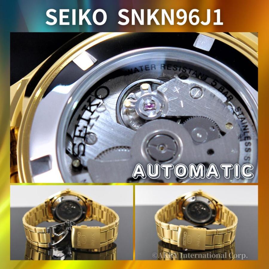 Seiko 5 セイコー SEIKO 腕時計 海外モデル 自動巻き 日本製 ゴールド