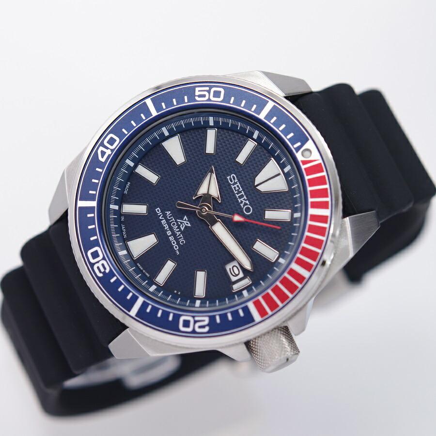 美品セイコープロスペックスサムライ SRPB53K1 ペプシ 希少自動巻 PROSPEX セイコー SEIKO 腕時計 プロスペックス ダイバー 自動巻