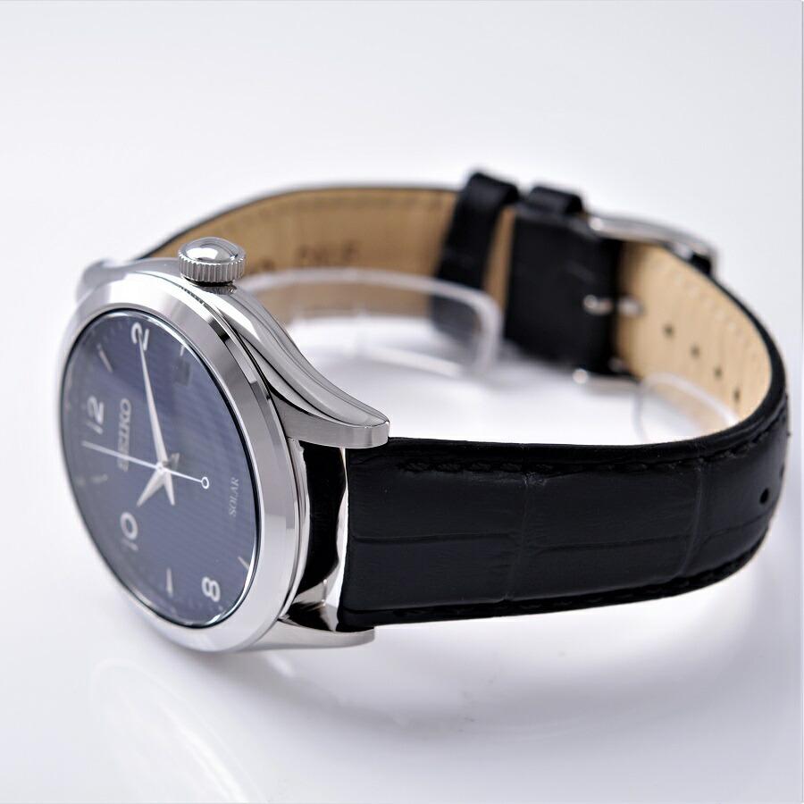 セイコー SEIKO 腕時計 ソーラー クオーツ レザー 海外モデル SNE491P1 メンズ [逆輸入品]