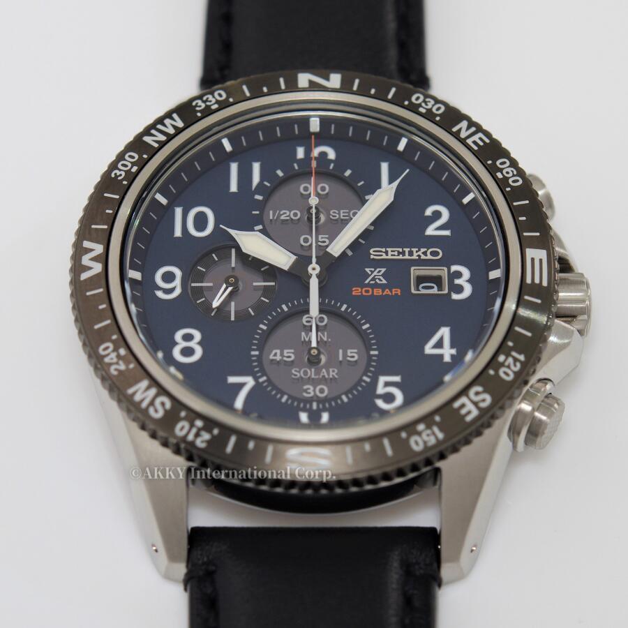 セイコー SEIKO 腕時計 プロスペックス ソーラー クロノグラフ 200M防水 ブルー 海外モデル SSC737P1 メンズ (逆輸入品)