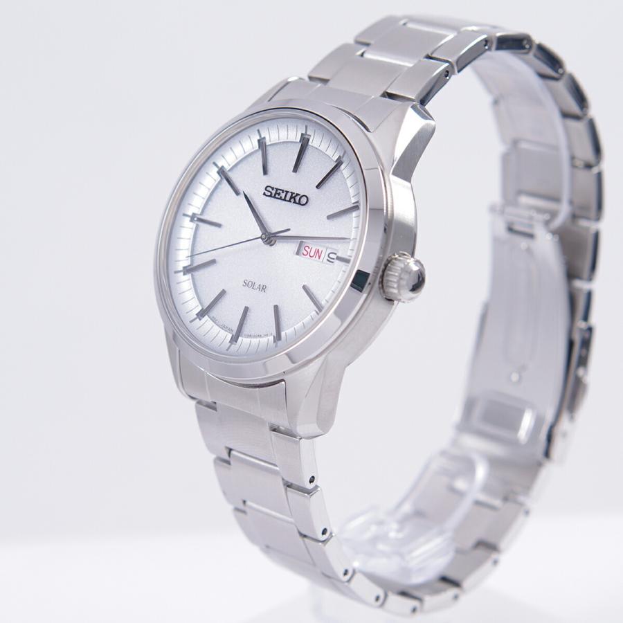 セイコー SEIKO 腕時計 ソーラー 100M防水 サファイアガラス シルバー 海外モデル SNE523P1 メンズ [逆輸入品]