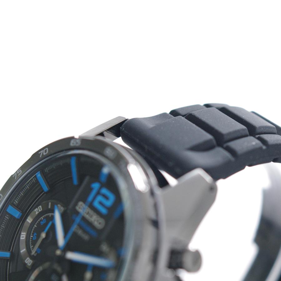 SEIKO（セイコー） 腕時計 クオーツ クロノグラフ 100M防水 ブラック 