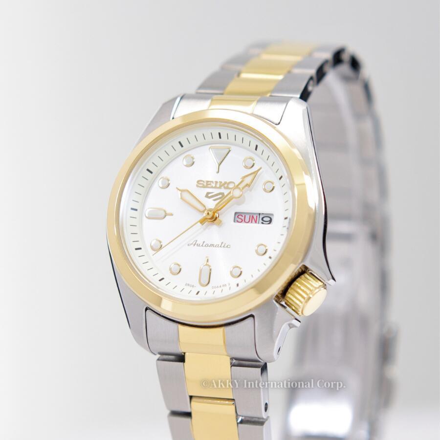 セイコー SEIKO 5 SPORTS コンパクト 腕時計 海外モデル 自動巻き スポーツ ホワイト SRE004K1 レディース [逆輸入品]｜akky-international｜04