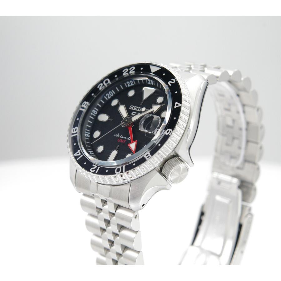 セイコー5 スポーツ SEIKO 5 SPORTS 腕時計 海外モデル 自動巻き(手巻付き) "SKX Sports Style" GMT機能搭載 ブラック SSK001K1 メンズ [逆輸入品]｜akky-international｜04