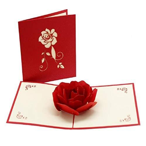 ローズ グリーティングカード 結婚記念日カード バレンタイン メッセージカード 3d飛び出すカード 誕生日カード ウエディング 母の日カード 結婚祝い S 2102 Akmet Shop 通販 Yahoo ショッピング