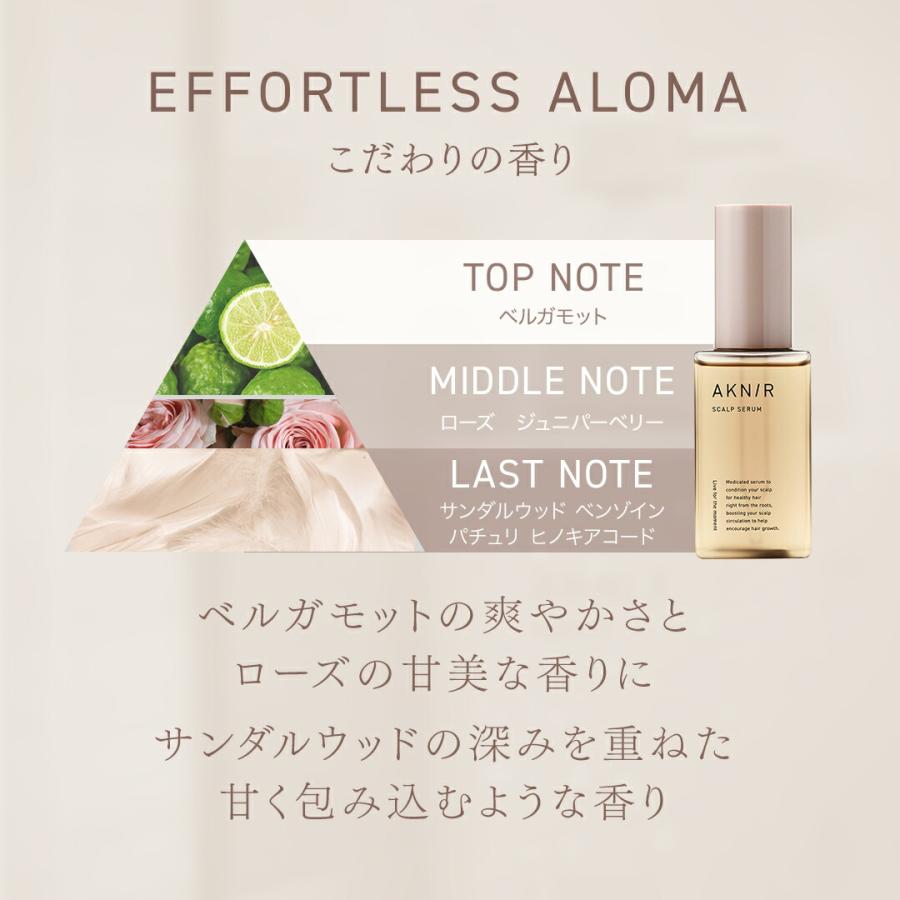 AKNIR アクニー 公式 梨花開発 頭皮美容液 薬用ヘアスカルプセラム【ローズ×サンダルウッド】 頭皮ケア 保湿 スプレー 抜け毛 薄毛 切れ毛 育毛 ヘアミスト |  | 02