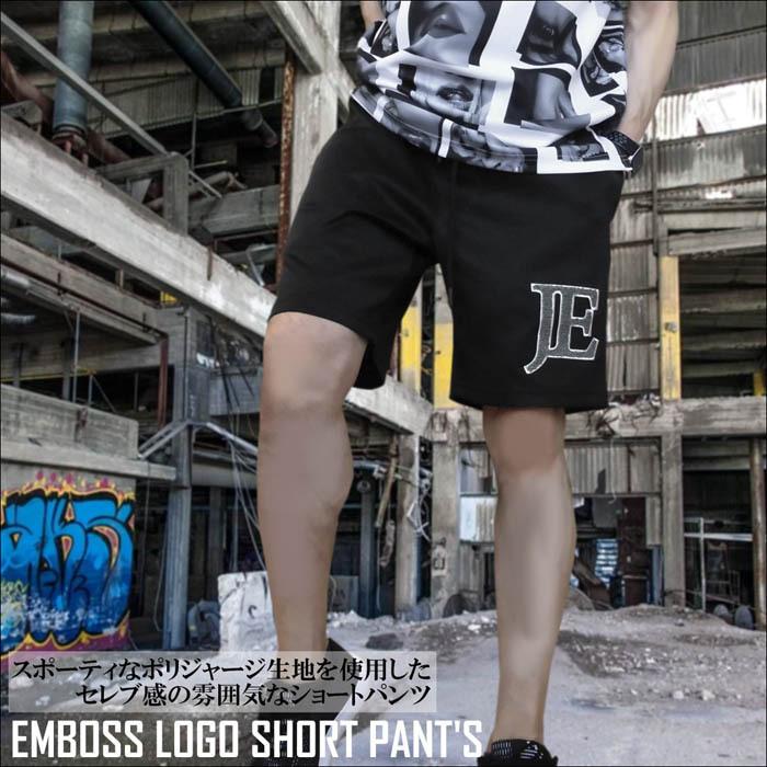 EVOLUTION（エボリューション） ショートパンツ メンズ エンボス ロゴ