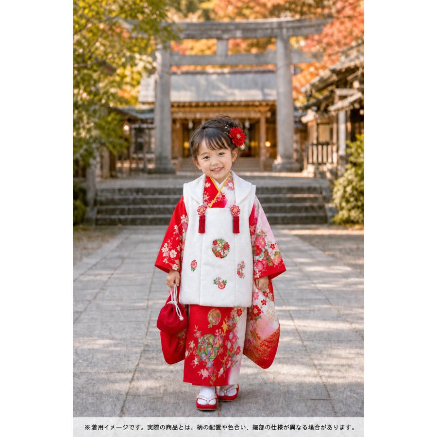 お宮参り 着物 女の子【正絹】祝着 初着 産着 のしめ 新品 j1013 お