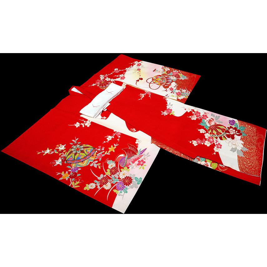 お宮参り 着物 女の子 正絹 祝着 初着 産着 のしめ 新品 j1013 お