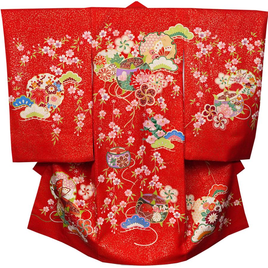 お宮参り 着物 女の子 祝着 初着 産着 正絹のしめ 新品j2024 :j2024