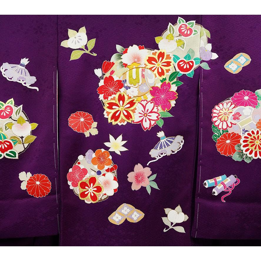 お宮参り 着物 女の子 祝着 初着 産着 正絹のしめ 新品j31013