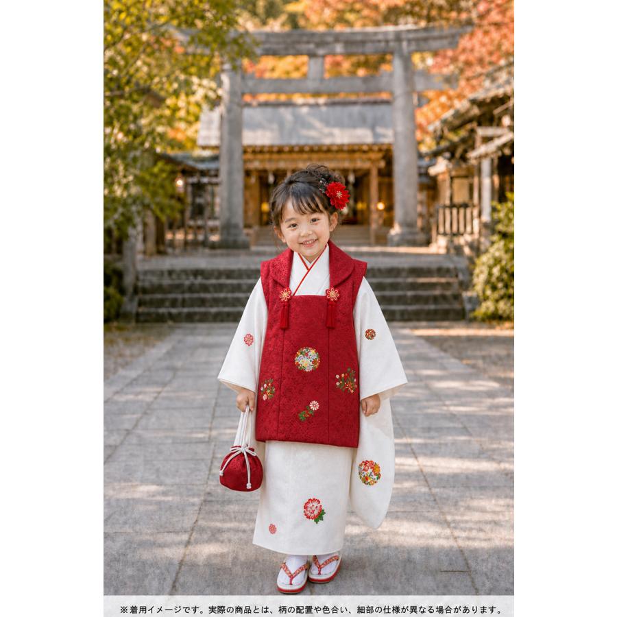 お宮参り 着物 女の子【正絹】祝着 初着 産着 のしめ 新品 j3902