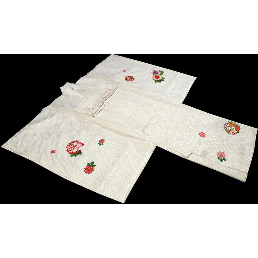 お宮参り着物 正絹産着 女子の初着 女児　絞り柄 お宮参り着物 女児祝着 初着 産着 正絹のしめ 絞り 新品j912