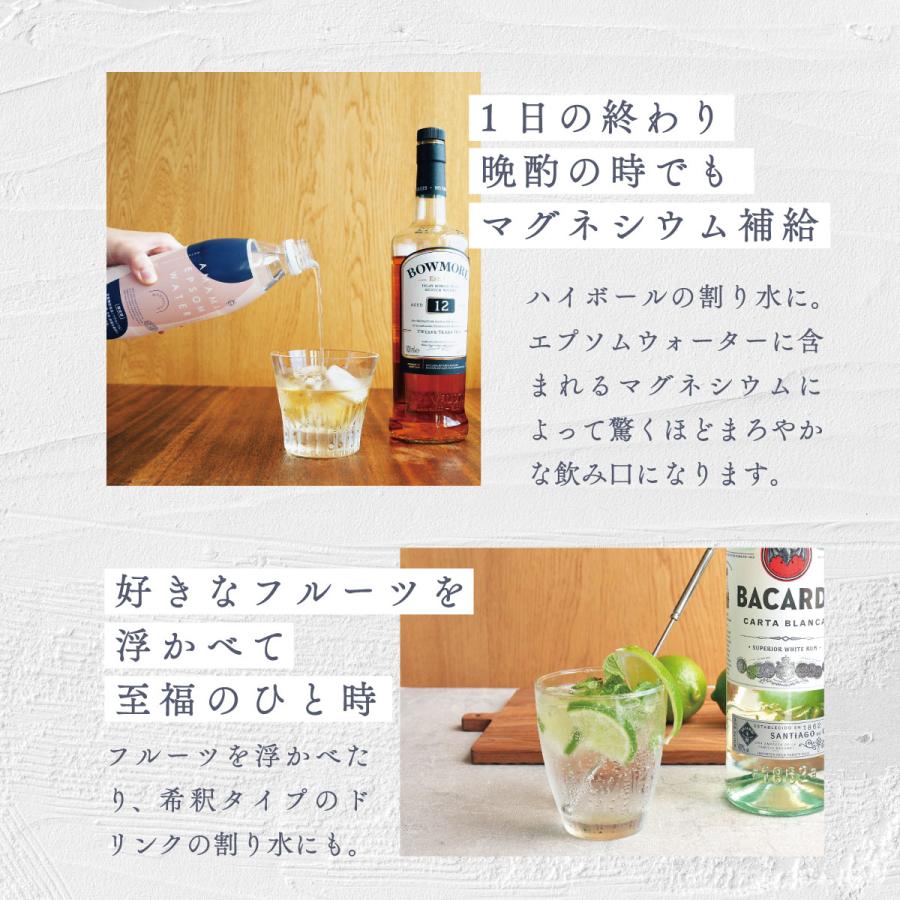 炭酸水 500ml 96本 4ケース 栄養機能食品 エプソムソルト まとめ買い エプソムウォーター マグネシウム ミネラル 無糖 強炭酸 国産｜akol2｜09