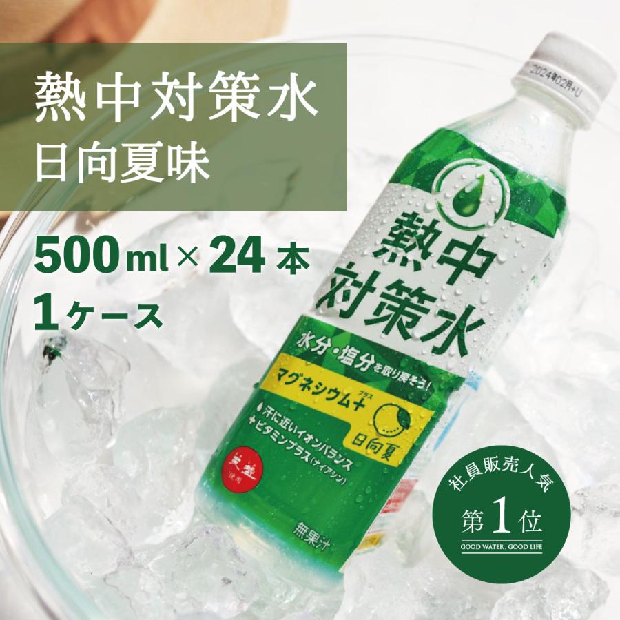赤穂化成 スポーツドリンク 熱中対策水 日向夏味 500ml 1ケース 24本