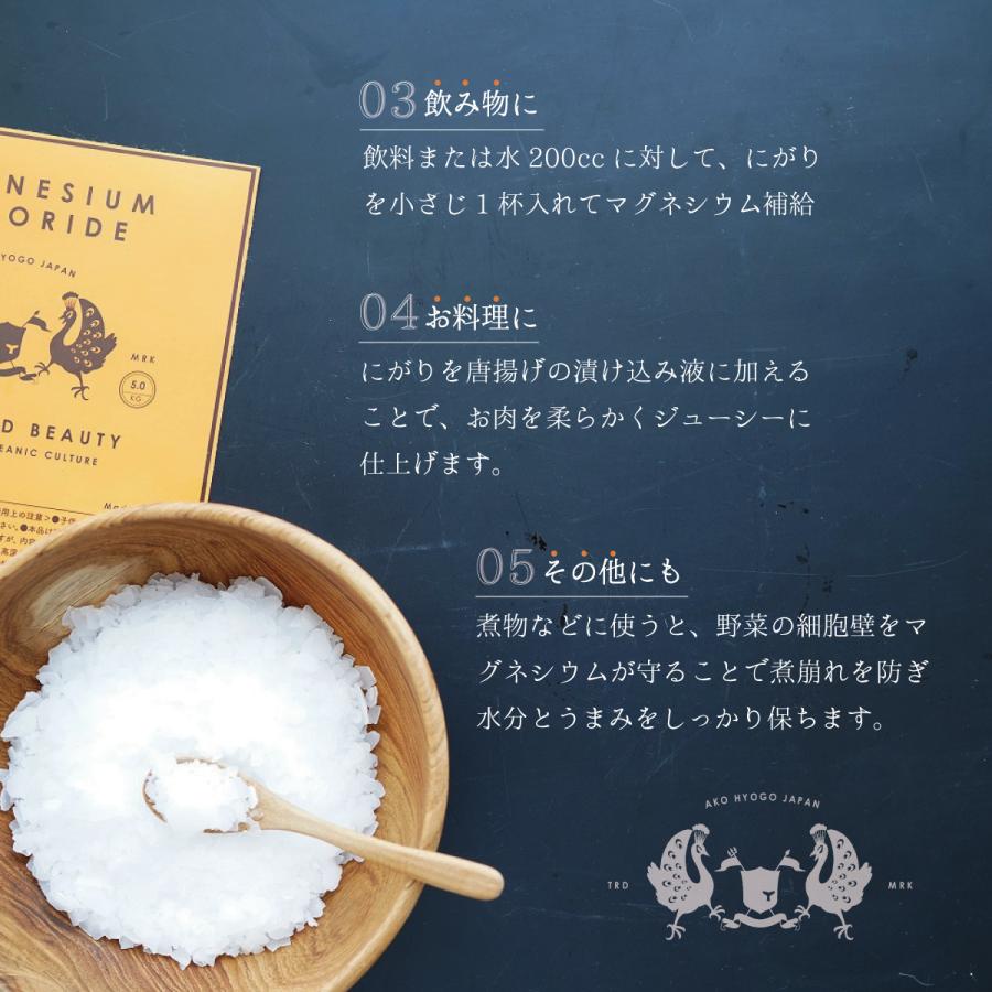 塩化マグネシウム 20kg フレーク にがり 国産 マグネシウム 国内製造 食品添加物 入浴剤 | 赤穂化成 | 09