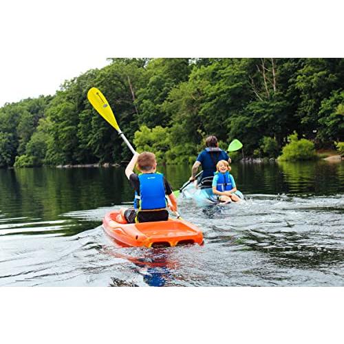 Perception Kayaks Hi Five|Sit on Top Kids Kayak for Kids最大120 Lbs。|パドル付きユースカヤック|6フィート6インチ|サンセット トップス