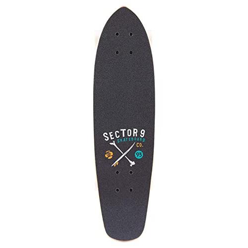 セクター9クルーザーコンプリートヘアバレルホッパーイエロー7.5インチ×27.5インチ