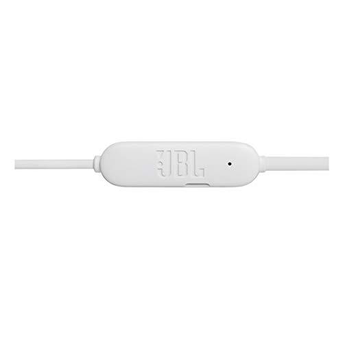 アウトレットオンライ JBL Tune 215-Bluetoothワイヤレスインイヤーヘッドホン (3ボタンマイク/リモートおよびフラットケーブル付き) -ホワイト