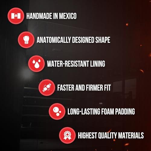 《送料込》 クレト・レイエス高精度ボクシンググローブ(8 oz、赤/黒) 【JSB7374214296】(25724円)