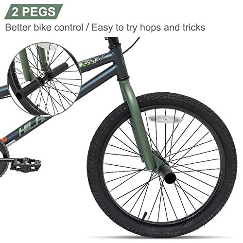 少年、少女、初心者レベルから上級者向けのHiland 20インチBMX自転車