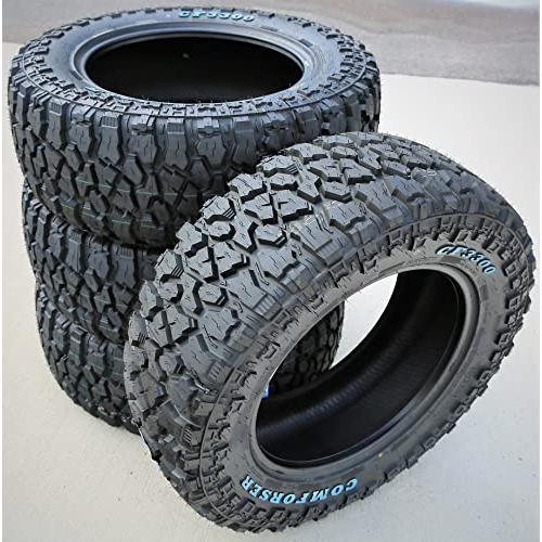 コンフォーサーCF 3300 M/T泥オフロード軽トラックラジアルタイヤ35 X 12.50 R 20 LT 35 X 12.50 X 20 35 X 12.50-20 125 QロードレンジF LRF 12プライBSW黒 外装、ボディパーツ