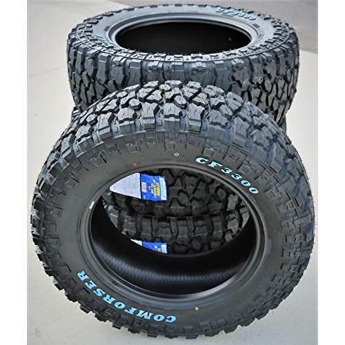 コンフォーサーCF 3300 M/T泥オフロード軽トラックラジアルタイヤ35 X 12.50 R 20 LT 35 X 12.50 X 20 35 X 12.50-20 125 QロードレンジF LRF 12プライBSW黒 外装、ボディパーツ