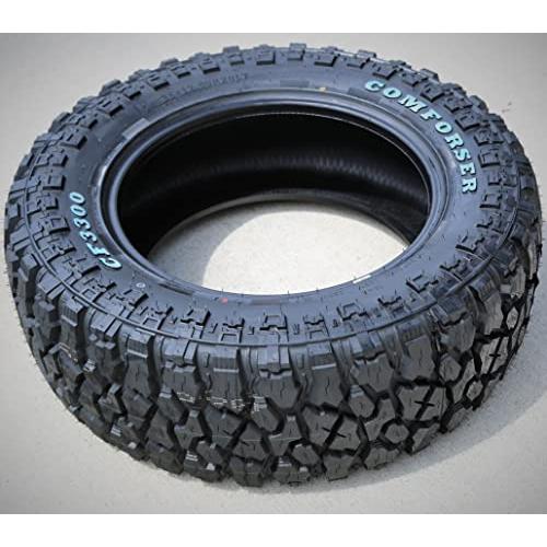 コンフォーサーCF 3300 M/T泥オフロード軽トラックラジアルタイヤ35 X 12.50 R 20 LT 35 X 12.50 X 20 35 X 12.50-20 125 QロードレンジF LRF 12プライBSW黒 外装、ボディパーツ
