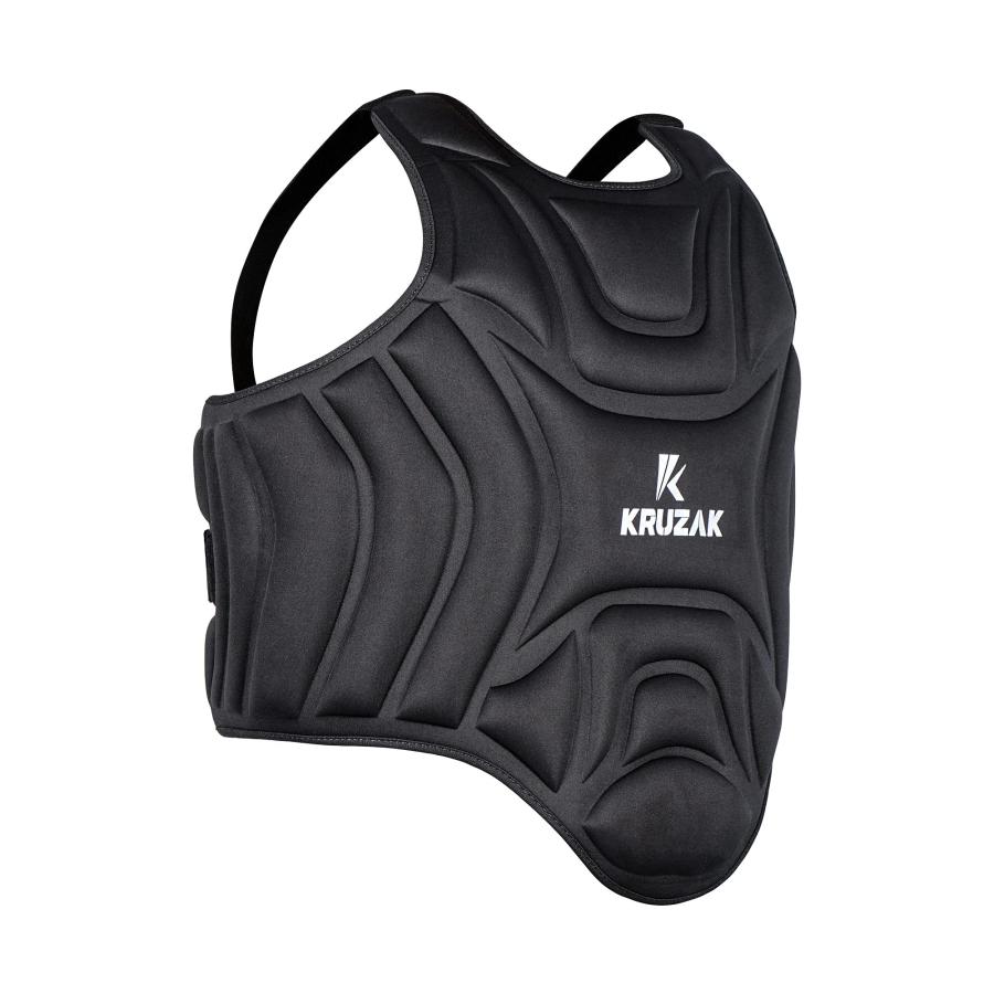 クルザックボクシングボディプロテクター-上半身と肋骨用の調整可能パッド入りチェストシールド-MMA、ムエタイ、キックボクシング、スパーリング、格闘技、 スポーツ コンプレッションウエア トップス M1444192028(12769円)